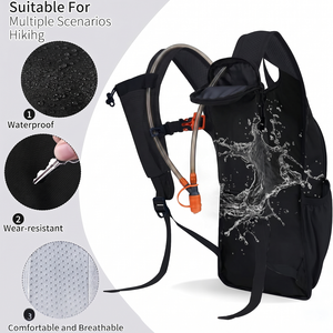 Custom Hiking <b>Backpack</b> 10L 15L Small Daypack Lightweight Pack Travel <b>Foldable</b> Water Resistant For Women Men - Product Image 6