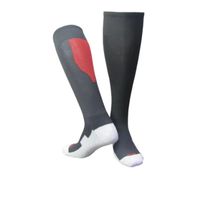 Chaussettes de football de compression personnalisées pour hommes en gros - Antidérapantes, respirantes, absorbant la transpiration, écologiques, pour le printemps