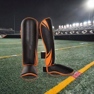 Protèges-tibias de football en cuir de qualité supérieure pour adultes et enfants, équipement de protection pour toutes les activités sportives avec un confort maximal - Product Image 3
