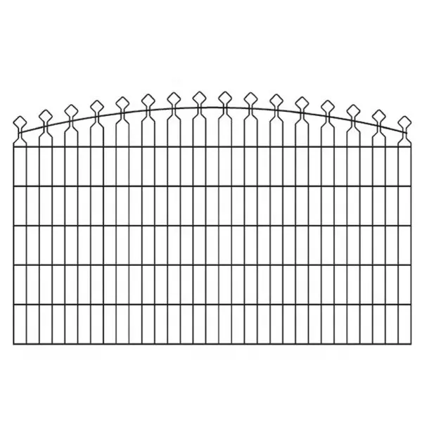 Hochwertiger Zaunpaneel 2d Garten umweltfreundlich doppelt horizontal geschweißtes Netzzaun Paneele 868 dekorativer Zaun für Villa