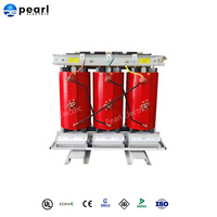 Transformateur sec isolé à refroidissement par air Pearl Electric, bobinage en cuivre, triphasé, 3300 KVA, 50/60 Hz, Dyn11, distribution par bobines superposées