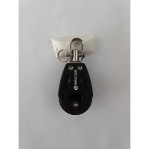 Rueda Doble/Giratoria/Con Grillete, Rodamiento de Bolas Master BB-0203F, Diámetro de Rueda 29 mm, Diámetro de Cable 8 mm, para Veleros, Herrajes Marinos - Product Image 1