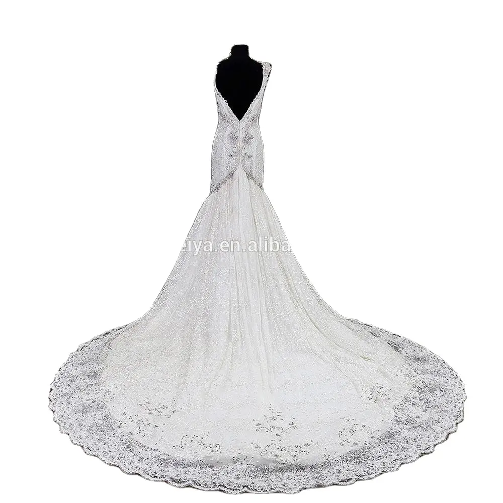 LUWEIYA wedding gowns High quality Dubai design hand beaded luxurious weddings bridesmaid dresses women party dress