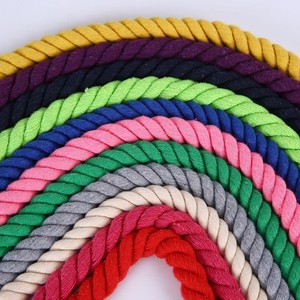 Corde en coton 5-20 mm ronde à trois brins pour la fabrication de sacs, textiles de maison, sur mesure - Product Image 4