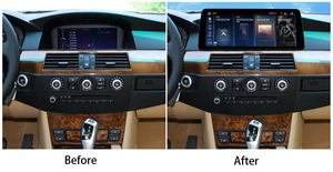 สำหรับ BMW ซีรีส์ 5 F10 F11 CIC ปี 10-12 รักษาระบบ CIC ดั้งเดิม หน้าจอสัมผัส HD ขนาด 12.3 นิ้ว ระบบแอนดรอยด์ ชุดเครื่องเสียงติดรถยนต์แบบระบบคู่ - Product Image 2