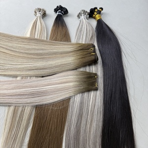 Extensioni per Capelli in Cheratina Bianca Itip, Extension Ombré Naturali, Extensioni Nano Flat F U I K Tip, Extensioni per Capelli Russi - Product Image 3