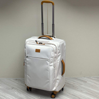 Valise de voyage légère et souple, extensible, à roulettes, multicolores, bagage à main, logo personnalisé accepté