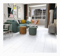 Kunden spezifische Marmor Textur Vinyl Kleber nach unten PVC Kunststoff Bodenbelag Planke LVT Fliesen trockener Rücken boden