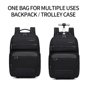 Arctic Hunter - Maleta de Viaje con Ruedas, Estilo Casual y de Lujo, Impermeable, de Poliéster Ligero, con 2 Ruedas, Gran Capacidad, con Barra de Arrastre - Product Image 5