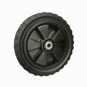 गेंद के असर के साथ 7 इंच ट्रॉली व्हील, गार्डन मोवर व्हील - Product Image 3