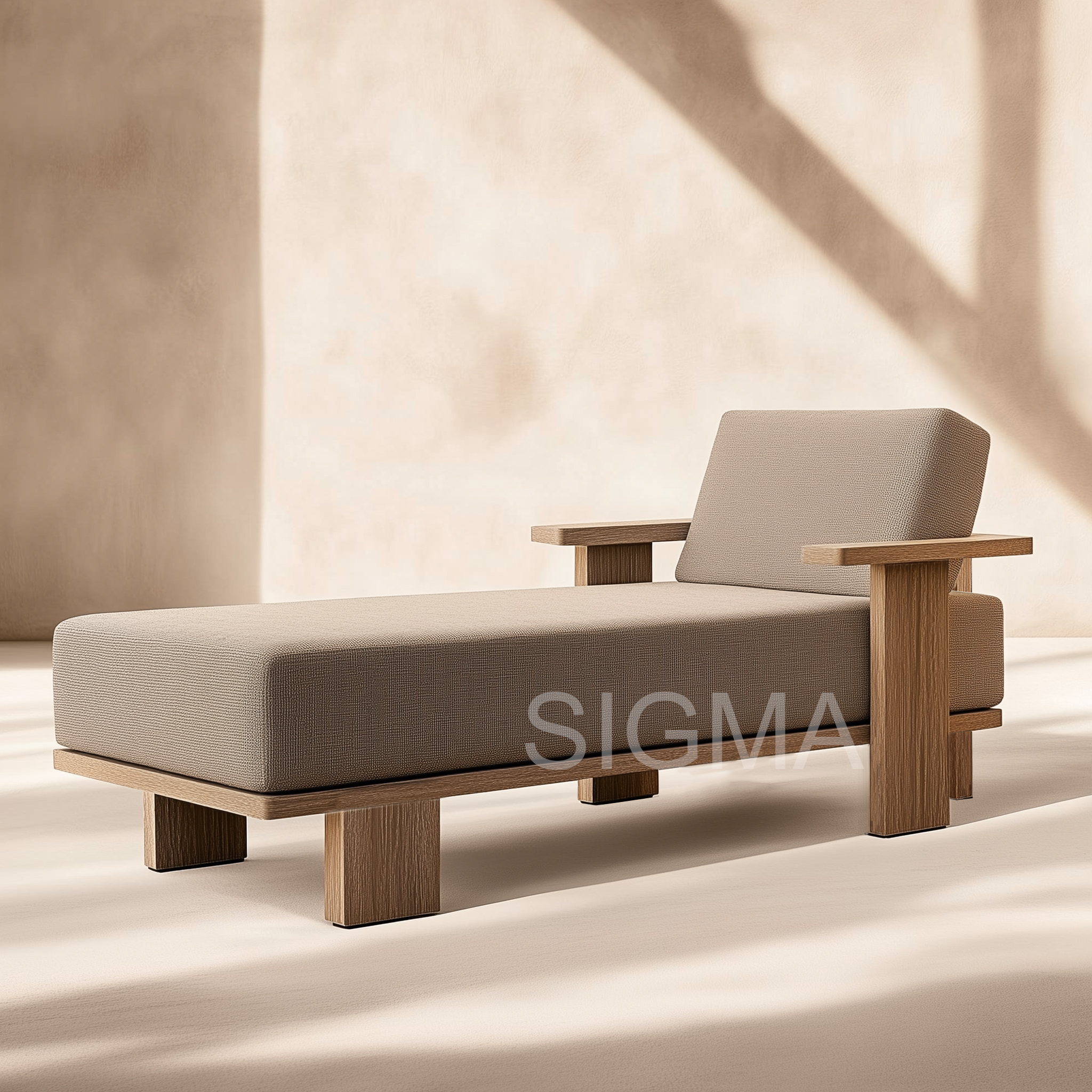 Modern Luxury Segmented Teak Solid Wood Outdoor Furniture Set Weather-Resistant Comfortable for Hotels Farmhouses Courtyards