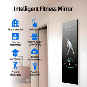 Espejo Digital para Fitness con Pantalla Táctil Capacitiva de 10 Puntos, Pantalla LED/OLED, Control por Voz, Montaje en Pared, para Ejercicio en Casa - Product Image 2