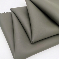 Tissu en cuir synthétique écologique sans PFAS, couleur personnalisée, imperméable, tricoté, en PU, simili cuir, pour vêtements et robes