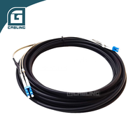 Câble de raccordement FTTH Gcabling, câble optique blindé étanche 20 50M 100M SC SC APC UPC IP67 IP68, cordon de brassage fibre optique