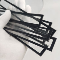 Verre sérigraphié OEM ODM, verre trempé imprimé, verre à haute transmission pour abat-jour de lampe LED murale