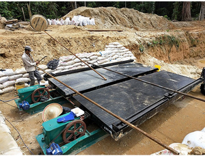 Motor tanaman pengolahan emas lengkap kecil dan komponen inti PLC peralatan pengolahan batu emas - Product Image 5