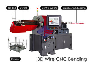 Dobladora de cesta de malla de alambre de metal automática CNC 3D - Product Image 2