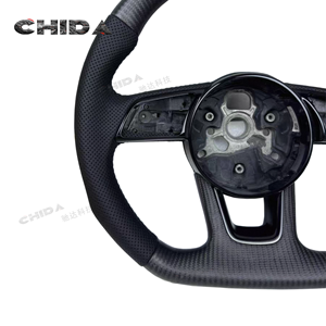 Volante deportivo de fibra de carbono personalizado de alta calidad para Vol-ksw-age-ns <span class=keywords><strong>Polo</strong></span> Golf 6 7 7,5 8 R <span class=keywords><strong>GTI</strong></span> Passat B6 B7 CCMK6 Mk7 - Product Image 3