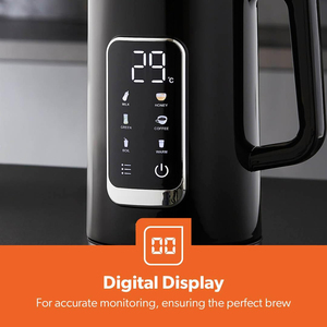 Market Best Seller Cordless Double Wall Mechanical Electric <b>Kettle</b> 1.8L Glass 1500W <b>Temperature</b> <b>Control</b> Household Factory - Product Image 3