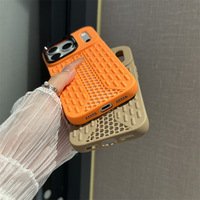 Coque de téléphone respirante à dissipation thermique pour iPhone 18 Pro, étui de refroidissement en maille nid d'abeille pour iPhone 17 Pro Max