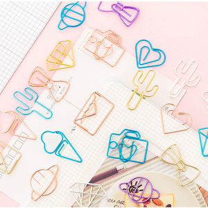 <span class=keywords><strong>2025</strong></span> hình ảnh vé ghi chú thư giấy <span class=keywords><strong>Clip</strong></span> dễ thương cây xương rồng Ice Cream Kawaii văn phòng phẩm kim loại rõ ràng chất kết dính Clips - Product Image 3