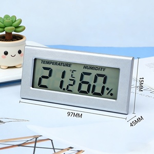 Nouveau mini thermomètre numérique électronique magnétique ABS, hygromètre pour animaux de compagnie avec écran LCD, haute précision, intérieur, jardin, <span class=keywords><strong>cave</strong></span> à <span class=keywords><strong>vin</strong></span> - Product Image 5