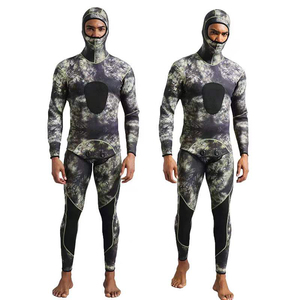 Venta al por mayor personalizado 3mm 5mm 7mm camuflaje <span class=keywords><strong>neopreno</strong></span> Sudadera con capucha pesca submarina mejor traje de <span class=keywords><strong>neopreno</strong></span> <span class=keywords><strong>para</strong></span> agua fría - Product Image 5