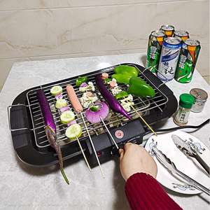 Grill électrique BBQ sans fumée, plaque chauffante électrique avec table à fondue coréenne, facile à nettoyer, barbecue portable HQBG0013, <span class=keywords><strong>vente</strong></span> chaude - Product Image 5