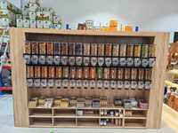 Distributeur de nourriture en vrac ECOBOX pour grains de café, bonbons, pistaches, graines de tournesol, amandes, nourriture sèche, bac à gravité pour magasins