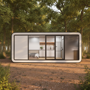 Container Modulare in Acciaio da 20ft/40ft, Casa/Ufficio/Negozio Portatile Prefabbricato di Lusso in Stile Europeo, Ecologico per Esterni - Product Image 1