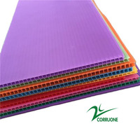Feuilles de plastique ondulé en polypropylène Coroplast, directement de l'usine, avec services de découpe et de moulage personnalisés