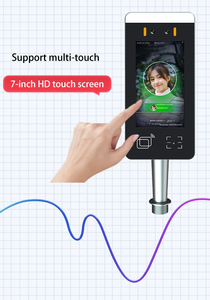 7-Inch Android Biometric Facial Recognition <strong>Attendance</strong> <strong>Machine</strong> with Night Vision QR Code &amp; Punch Card Access Control - Product Image 2