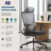 Chaises de bureau ergonomiques avec appui-tête et soutien lombaire réglables, robustes, pour cadres et fauteuils inclinables, vente en gros