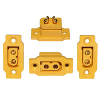 Conector XT60E-F, Conector Hembra XT60E, Conector Macho XT60H, Adaptador de Conector Tipo Bala para Batería Lipo RC FPV, Quadcopter RC, Conector Hembra XT60E