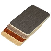 Panneaux muraux en PVC WPC en placage de bois de bambou imperméables, ignifuges et antistatiques pour salon moderne, usage domestique et commercial