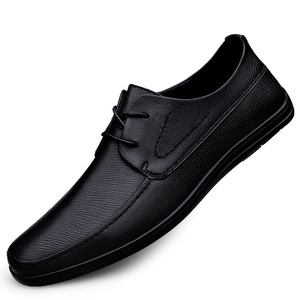 Nouvelles chaussures décontractées d'été pour hommes, mocassins à lacets à double semelle souple, respirants, solides, pour loisirs et conduite - Product Image 1