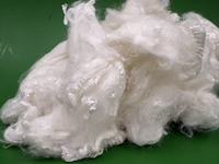 Soft Durable Polyester Staple Fiber Raw White 3D 64mm High Resilience for Home Bedding Winter Quilt Filling Stuffing Concrete