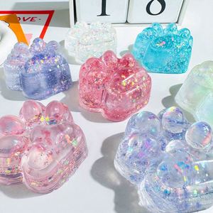 Atractivos Juguetes Blandos Holográficos de Pata de Gato de 8cm, Juguete Antiestrés de Pata de Gatito para Niños y Adultos, Regalo Encantador, Tiempo Feliz, Venta al por Mayor - Product Image 2