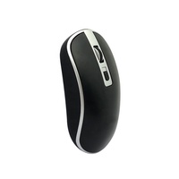 Mouse nirkabel 2.4G MW-007U, tetikus komputer portabel dengan penerima USB untuk PC Tablet Laptop dengan sistem Windows