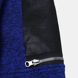 Sudadera con Capucha Oversize de Algodón 100% para Hombre, Estampado Digital Azul, Gruesa y Afelpada, Estilo Hip Hop Urbano con Bolsillos, Venta al por Mayor OEM - Product Image 4