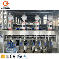 Machine de remplissage d'eau clé en main de 5 gallons pour le marché d'Oman |   Ligne de production d'eau potable stable aux hautes températures avec certifications SASO CE
