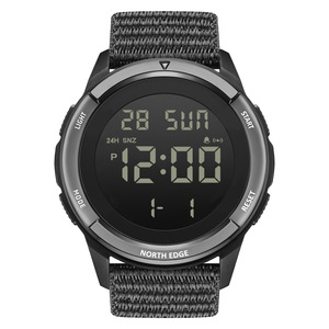 2026 Cheap Wholesale New IP67 Waterproof Outdoor Men's Watch Strap Chronograph <b>LED</b> Alarm <b>Clock</b> NORTH EDGE TERRAX - Product Image 1