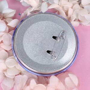 Badge personnalisé en fer blanc lenticulaire, épingle métallique, impression offset de logo en gros pour cadeaux promotionnels d'entreprise - Product Image 3