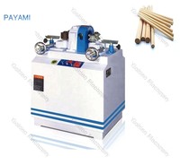 Machine à fraiser les tiges rondes pour le travail du bois, à double alimentation et double éjection, 20-80 mm, idéale pour la fabrication de balais et la découpe de bois rond