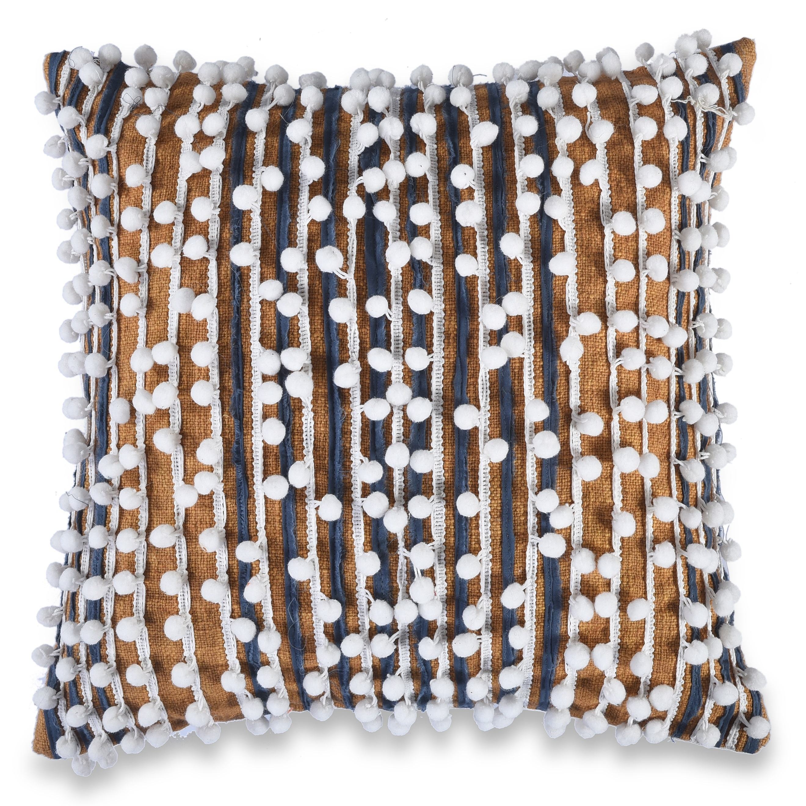 Mustard Yellow, White and Blue