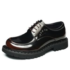 Luxurious Goodyear Welted Handcrafted Horsehide Breathable Casual Shoes English-Style Men's Luxurious Casual Leather Shoes - Product Image 5