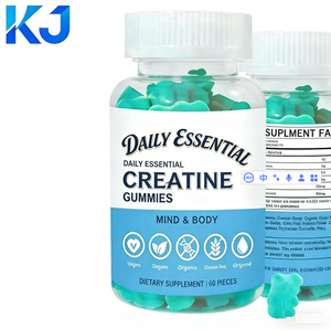 Gummies de créatine monohydrate <span class=keywords><strong>sans</strong></span> sucre 5000mg – Pré-entraînement, énergie, croissance musculaire, soutien des performances – Complément alimentaire – 60 unités - Product Image 1