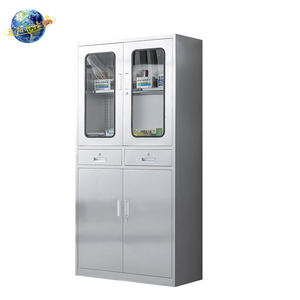 304 ארון מכשיר רפואי נירוסטה לאחסון סטרילי בית ספר שיניים סדנת בית ספר מרפאת או שימוש במחסן - Product Image 2