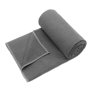 Großhandel rutsch feste Mikro faser Silikon Yoga Matte Handtuch benutzer definierte Schweiß absorbierende Fitness Sport <span class=keywords><strong>Hot</strong></span> Yoga Handtuch mit Griff - Product Image 1