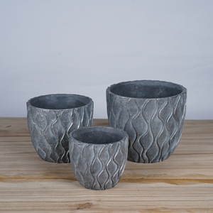 Eco-Friendly <strong>Cement</strong> Classic Vintage Hand Made American Style Indoor Nursery <strong>Plant</strong> Pots Wholesale - Product Image 2
